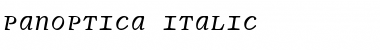 Download Panoptica Italic Font