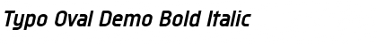 Download Typo Oval Demo Bold Italic Font