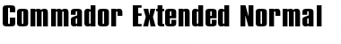 Download Commador Extended Font