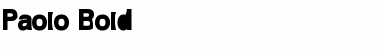 Download Paolo Bold Font Download Paolo Bold Font