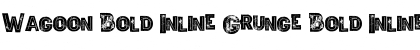 Download Wagoon Bold Inline Grunge Bold Inline Grunge Font