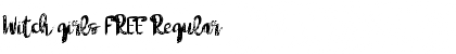 Download Witch girls FREE Font