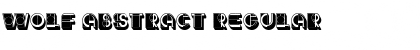 Download Wolf Abstract Font