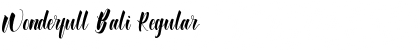 Download Wonderfull Bali Font
