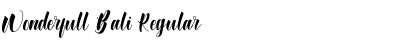 Download Wonderfull Bali Font