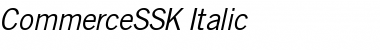 Download CommerceSSK Font