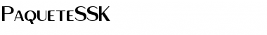 Download PaqueteSSK Font