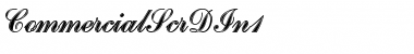 Download CommercialScrDIn1 Font