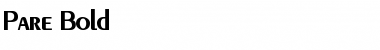 Download Pare Font Download Pare Font