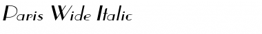 Download Paris Wide Font