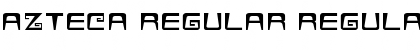 Download Azteca Regular Font