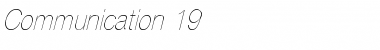 Download Communication 19 Font
