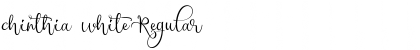 Download chinthia white Font