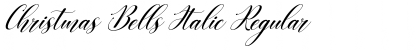 Download Christmas Bells Italic Font