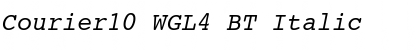 Download Courier10 WGL4 BT Font