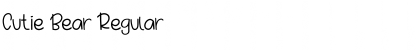 Download Cutie Bear Font