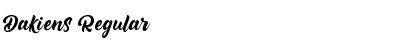 Download Dakiens Font