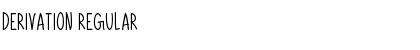 Download Derivation Font Download Derivation Font
