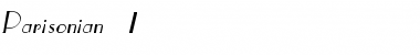 Download Parisonian-I Font Download Parisonian-I Font