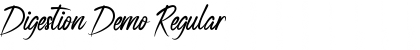 Download Digestion Demo Font Download Digestion Demo Font