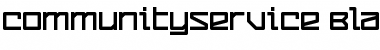 Download CommunityService Font