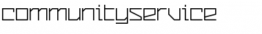 Download CommunityService Font