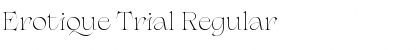 Download Erotique Trial Font