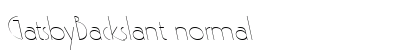 GatsbyBackslant normal preview