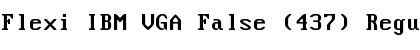 Download Flexi IBM VGA False (437) Regular Font