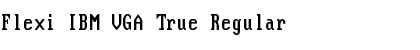 Download Flexi IBM VGA True Regular Font