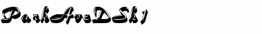Download ParkAveDSh1 Font Download ParkAveDSh1 Font
