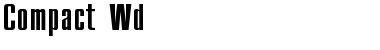 Download Compact Wd Font