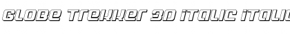 Download Globe Trekker 3D Italic Italic Font