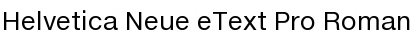 Download Helvetica Neue eText Pro Roman Font