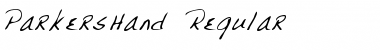 Download ParkersHand Font Download ParkersHand Font