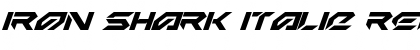 Download Iron Shark Italic Font Download Iron Shark Italic Font