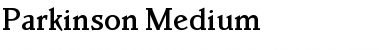 Download Parkinson Font