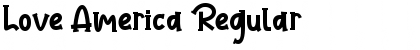 Download Love America Regular Font Title Preview