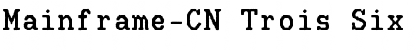Download Mainframe-CN Trois Six Regular Font