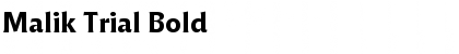 Download Malik Trial Font
