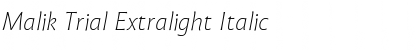 Download Malik Trial Font