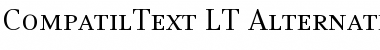 Download CompatilText LT Font