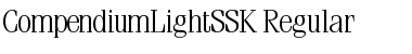 Download CompendiumLightSSK Font