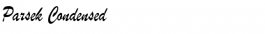 Download Parsek Condensed Font Download Parsek Condensed Font