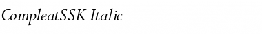Download CompleatSSK Font