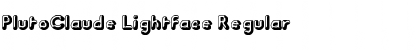 Download PlutoClaude Lightface Font