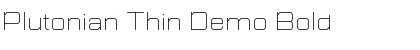 Download Plutonian Thin Demo Font