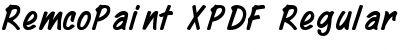 Download RemcoPaint XPDF Regular Font
