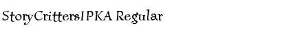 Download StoryCrittersIPKA Regular Font