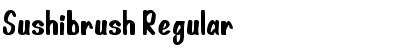 Download Sushibrush Regular Font